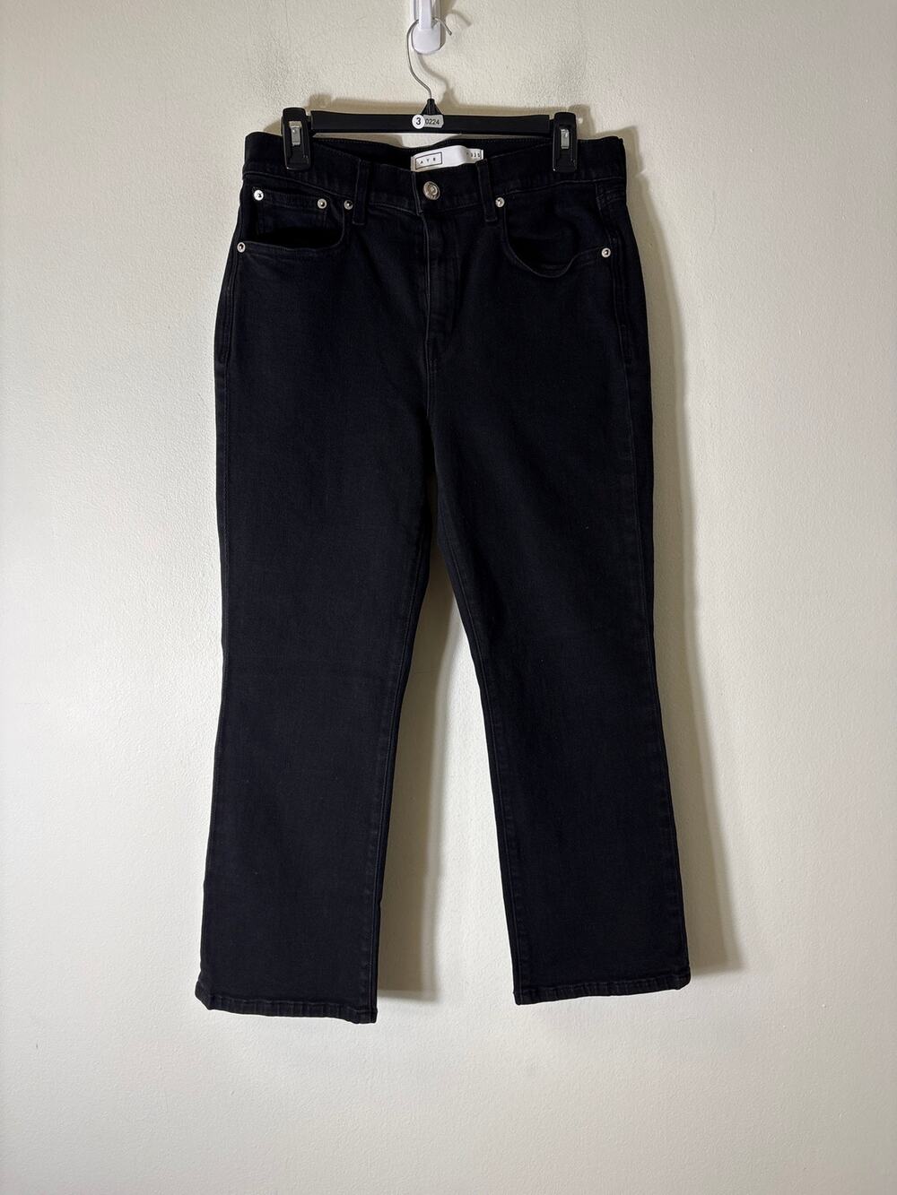 AYR The Pop Black Jeans Sz 32